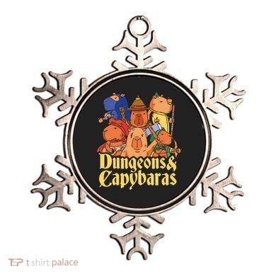 Dungeons & Capybaras Funny Capybara Lover Ornament