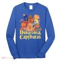 Dungeons & Capybaras Funny Capybara Lover Long Sleeve Shirt thumb 0