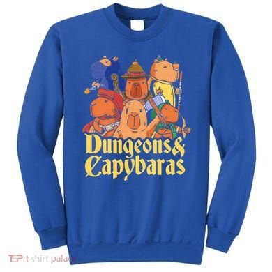 Dungeons & Capybaras Funny Capybara Lover Sweatshirt