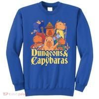 Dungeons & Capybaras Funny Capybara Lover Sweatshirt thumb 0