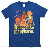 Dungeons & Capybaras Funny Capybara Lover T-Shirt thumb 0