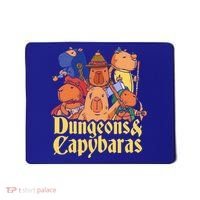 Dungeons & Capybaras Funny Capybara Lover Mousepad thumb 0