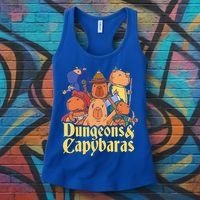 Dungeons & Capybaras Funny Capybara Lover Women's Tank Top thumb 3