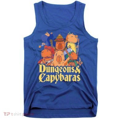 Dungeons & Capybaras Funny Capybara Lover Tank Top