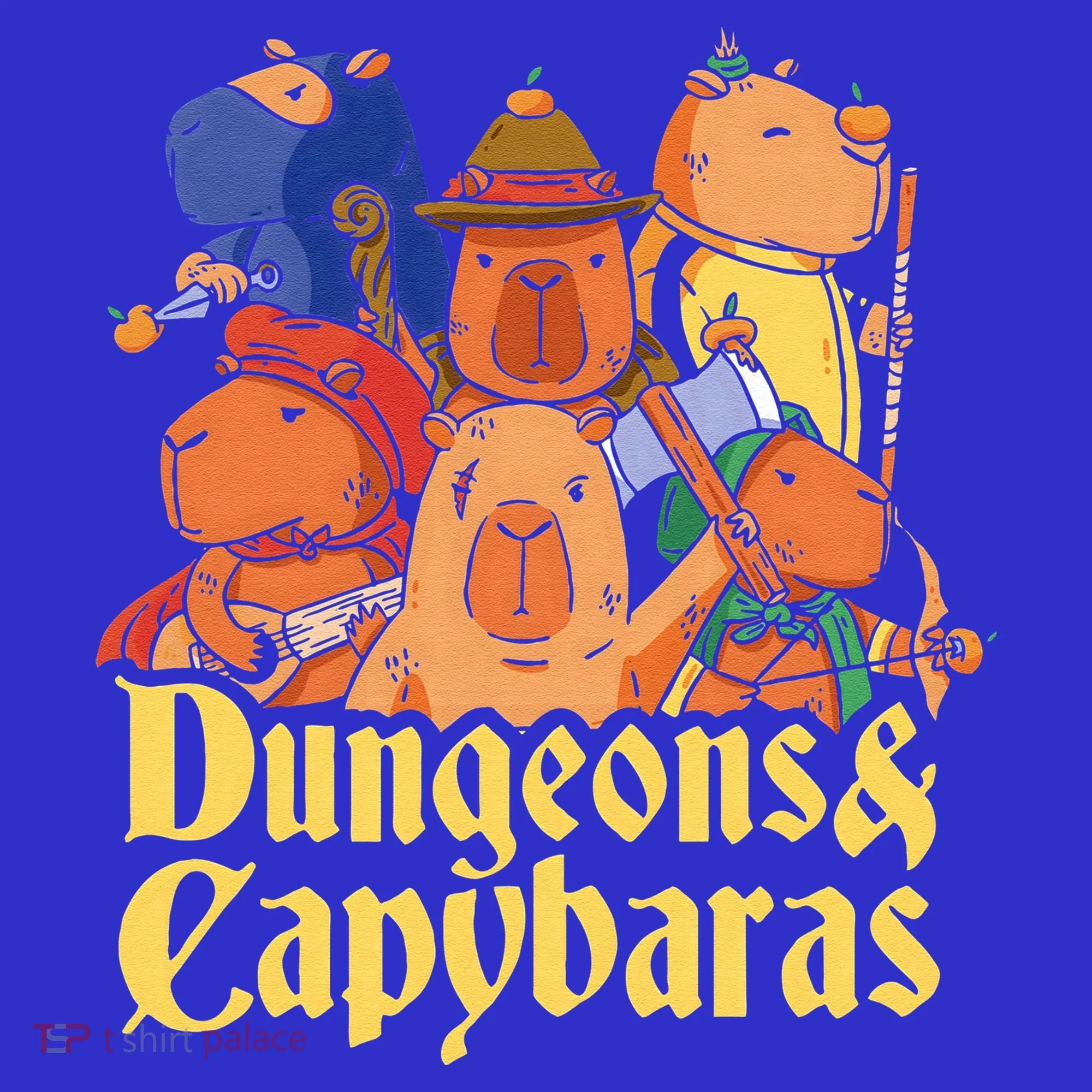 Dungeons & Capybaras Funny Capybara Lover Tank Top