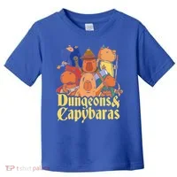 Dungeons & Capybaras Funny Capybara Lover Toddler T-Shirt thumb 0