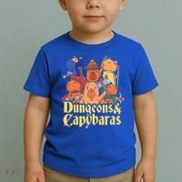 Dungeons & Capybaras Funny Capybara Lover Toddler T-Shirt thumb 2