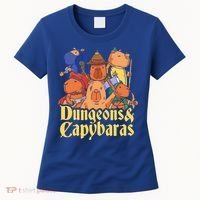 Dungeons & Capybaras Funny Capybara Lover Women's T-Shirt thumb 0