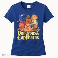Dungeons & Capybaras Funny Capybara Lover Women's T-Shirt thumb 0