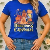 Dungeons & Capybaras Funny Capybara Lover Women's T-Shirt thumb 2