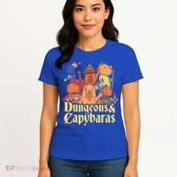 Dungeons & Capybaras Funny Capybara Lover Women's T-Shirt thumb 4