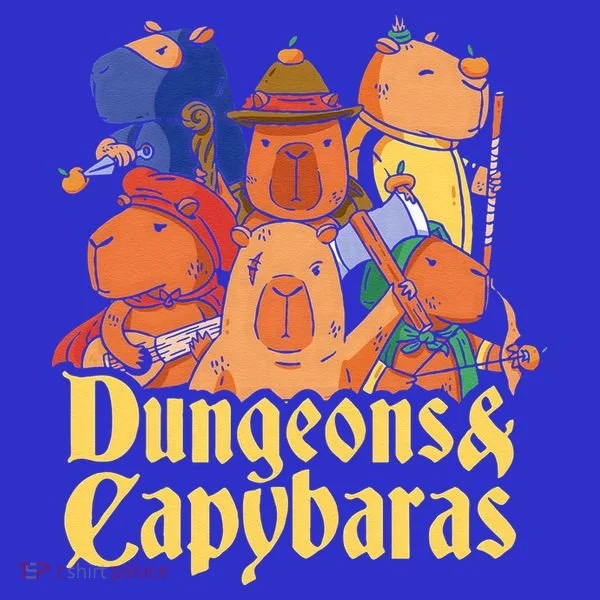 Dungeons & Capybaras Funny Capybara Lover Women's T-Shirt