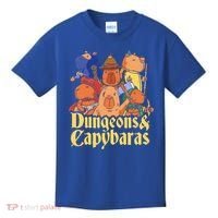 Dungeons & Capybaras Funny Capybara Lover Kids T-Shirt thumb 0