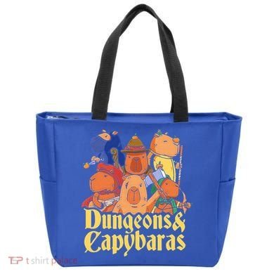 Dungeons & Capybaras Funny Capybara Lover Tote Bag