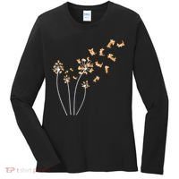 Dandelion Corgi Flower Cute Dog Lovers Women's Long Sleeve Shirt thumb 0