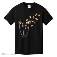 Dandelion Corgi Flower Cute Dog Lovers Kids T-Shirt thumb 0