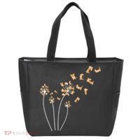 Dandelion Corgi Flower Cute Dog Lovers Tote Bag thumb 0