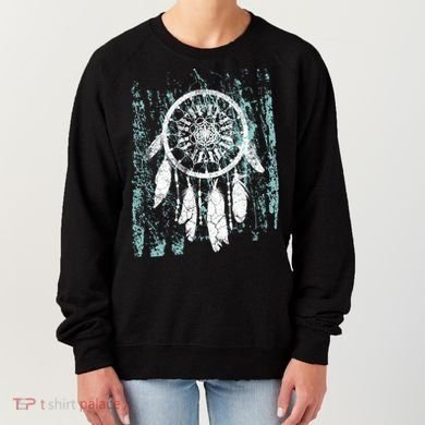 Dream Catcher Feathers Tribal Native American Boho Tapestry Meaningful Gift Women's Sweatshirt