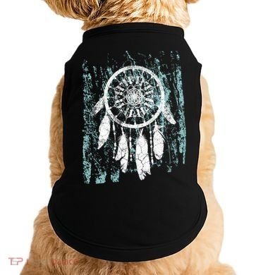 Dream Catcher Feathers Tribal Native American Boho Tapestry Meaningful Gift Doggie Tank