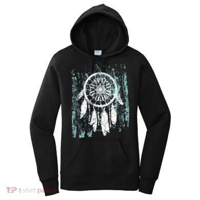 Dream Catcher Feathers Tribal Native American Boho Tapestry Meaningful Gift Women's Hoodie