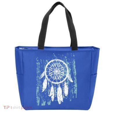 Dream Catcher Feathers Tribal Native American Boho Tapestry Meaningful Gift Tote Bag