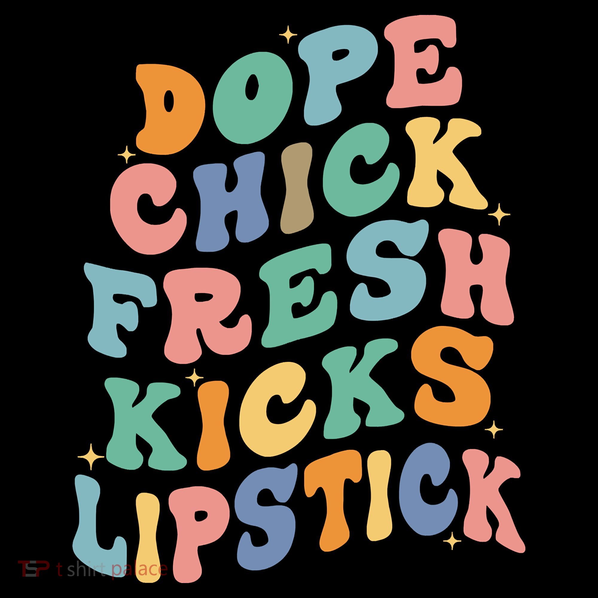 Dope Chick Fresh Kicks Lipstick Funny Women's Tank Top