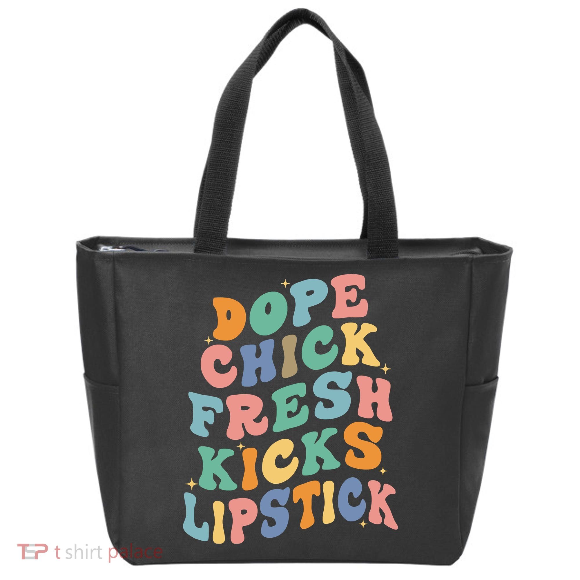 Dope Chick Fresh Kicks Lipstick Funny Tote Bag