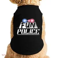 Dance Chaperone Fun Police For Dancing Sheriff State Cop Doggie Tank thumb 0