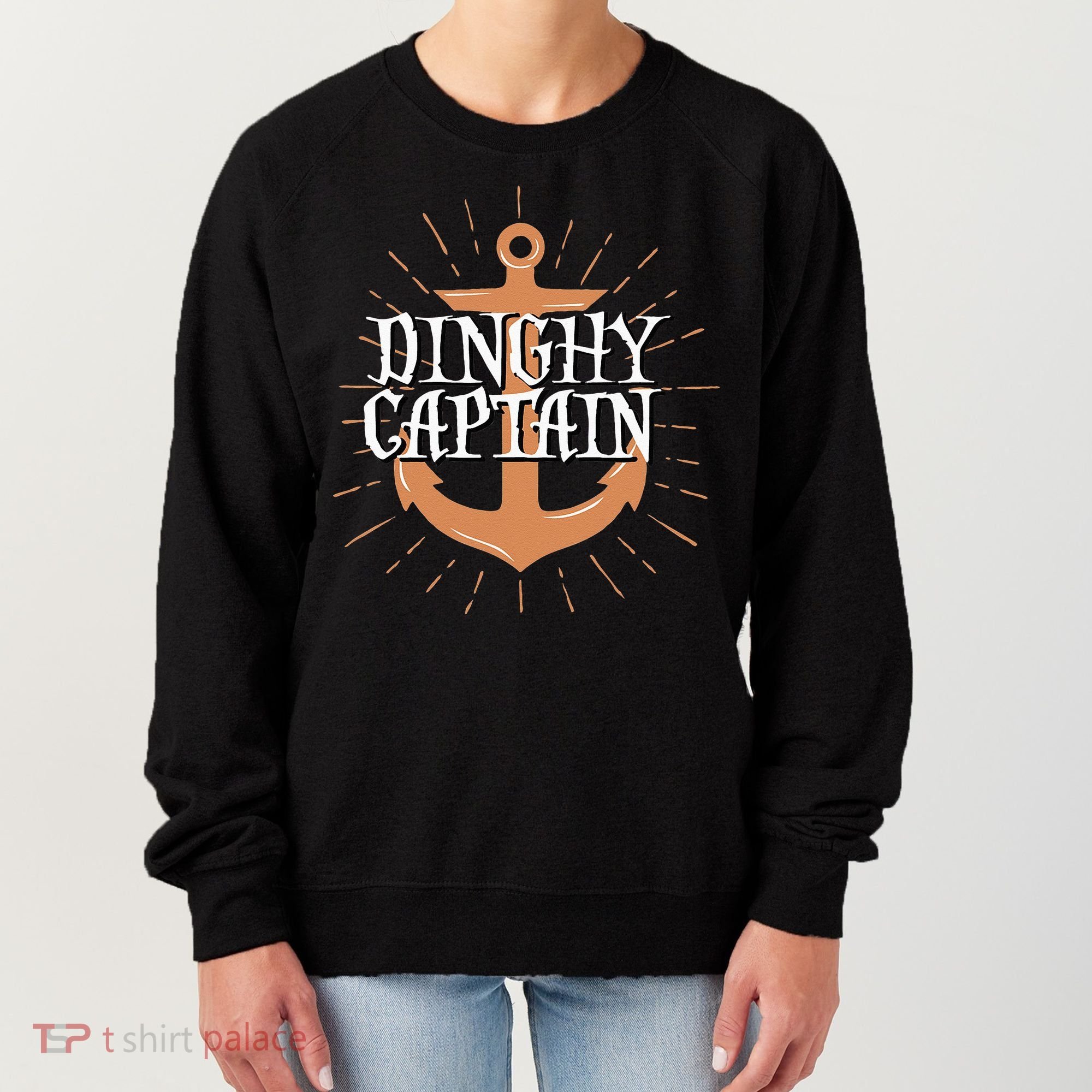 Dinghy Captain Funny Sailing Crew Boating Gift Women's Sweatshirt