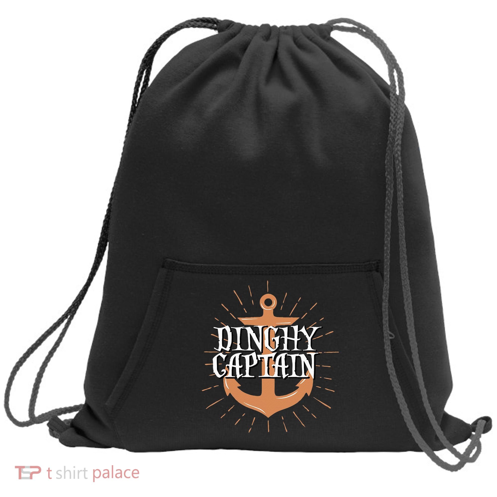 Dinghy Captain Funny Sailing Crew Boating Gift Sweatshirt Cinch Pack Bag
