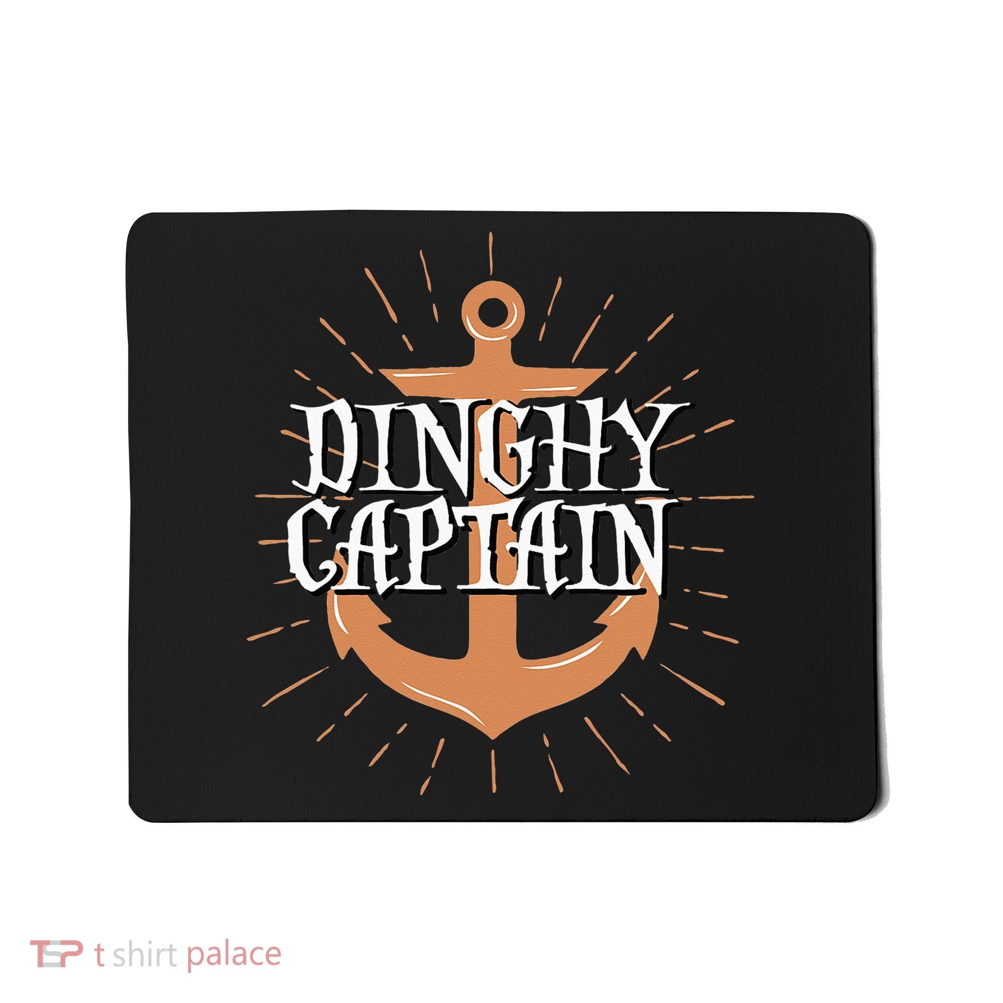 Dinghy Captain Funny Sailing Crew Boating Gift Mousepad