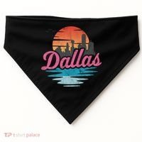 Dallas City Great Gift USA-Made Doggie Bandana thumb 0