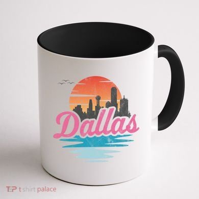 Dallas City Great Gift Coffee Mug back