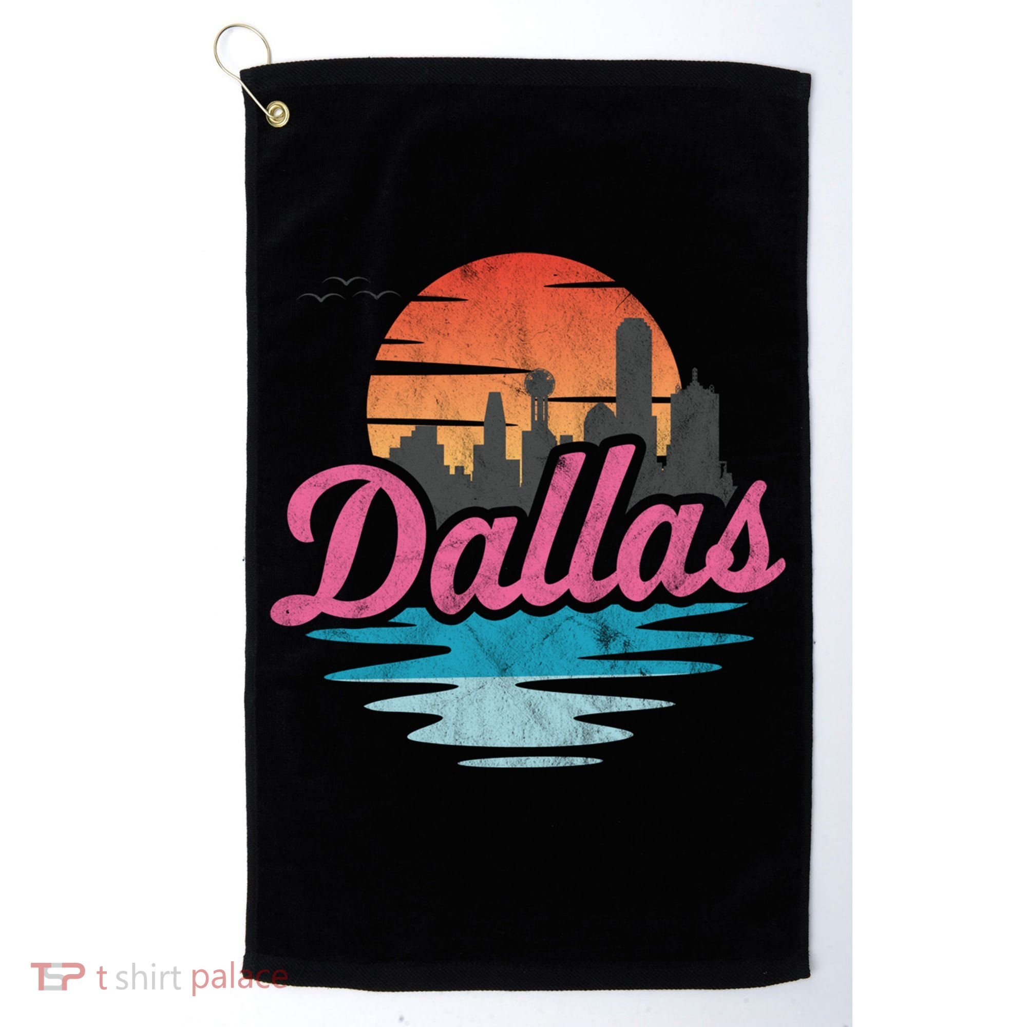 Dallas City Great Gift Golf Towel