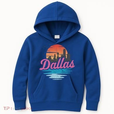 Dallas City Great Gift Kids Hoodie