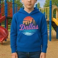 Dallas City Great Gift Kids Hoodie thumb 2