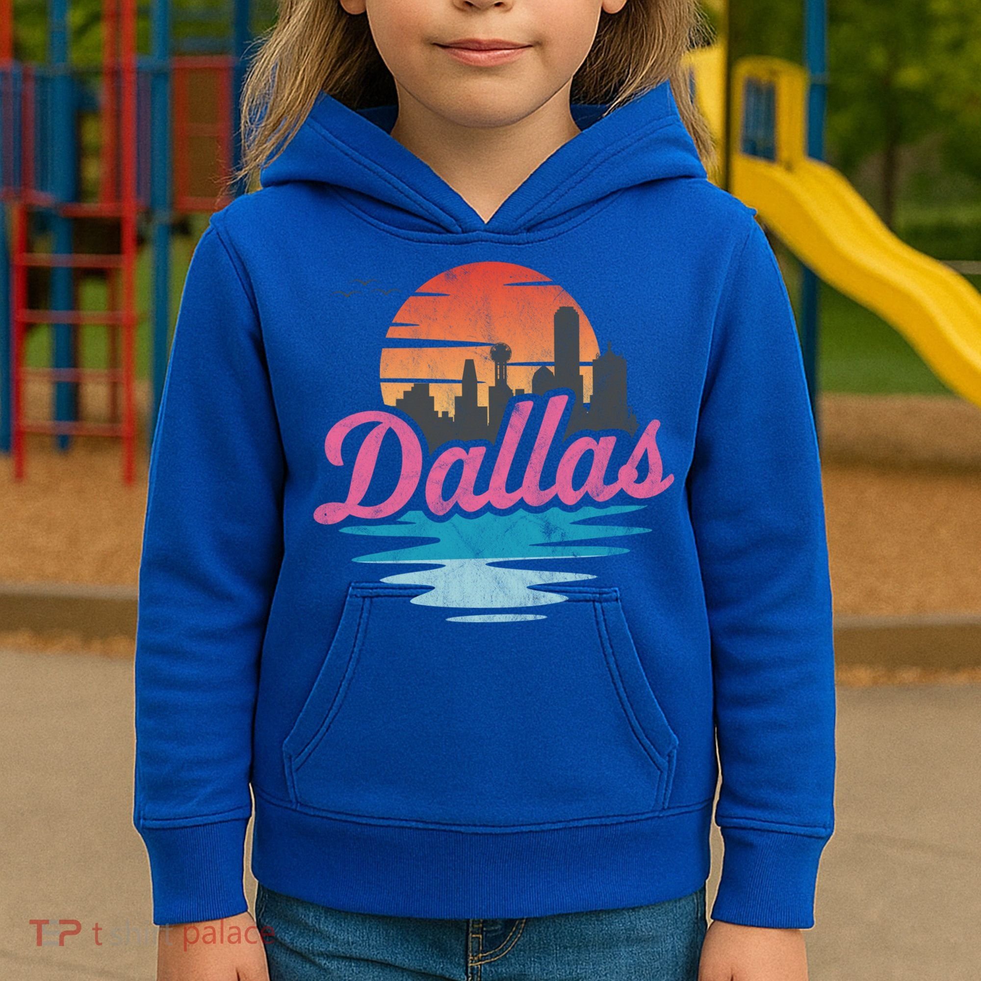 Dallas City Great Gift Kids Hoodie