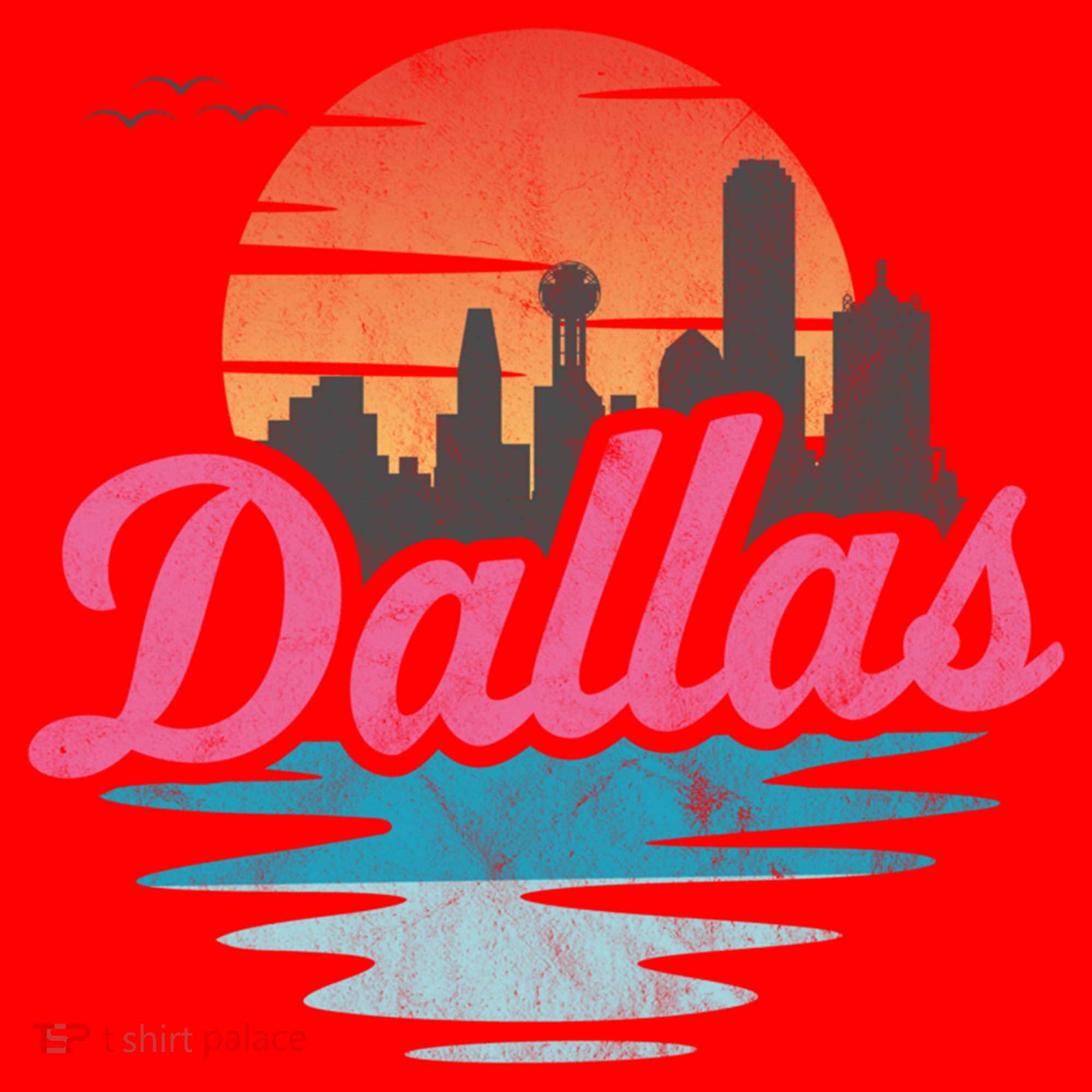 Dallas City Great Gift Santa Hat