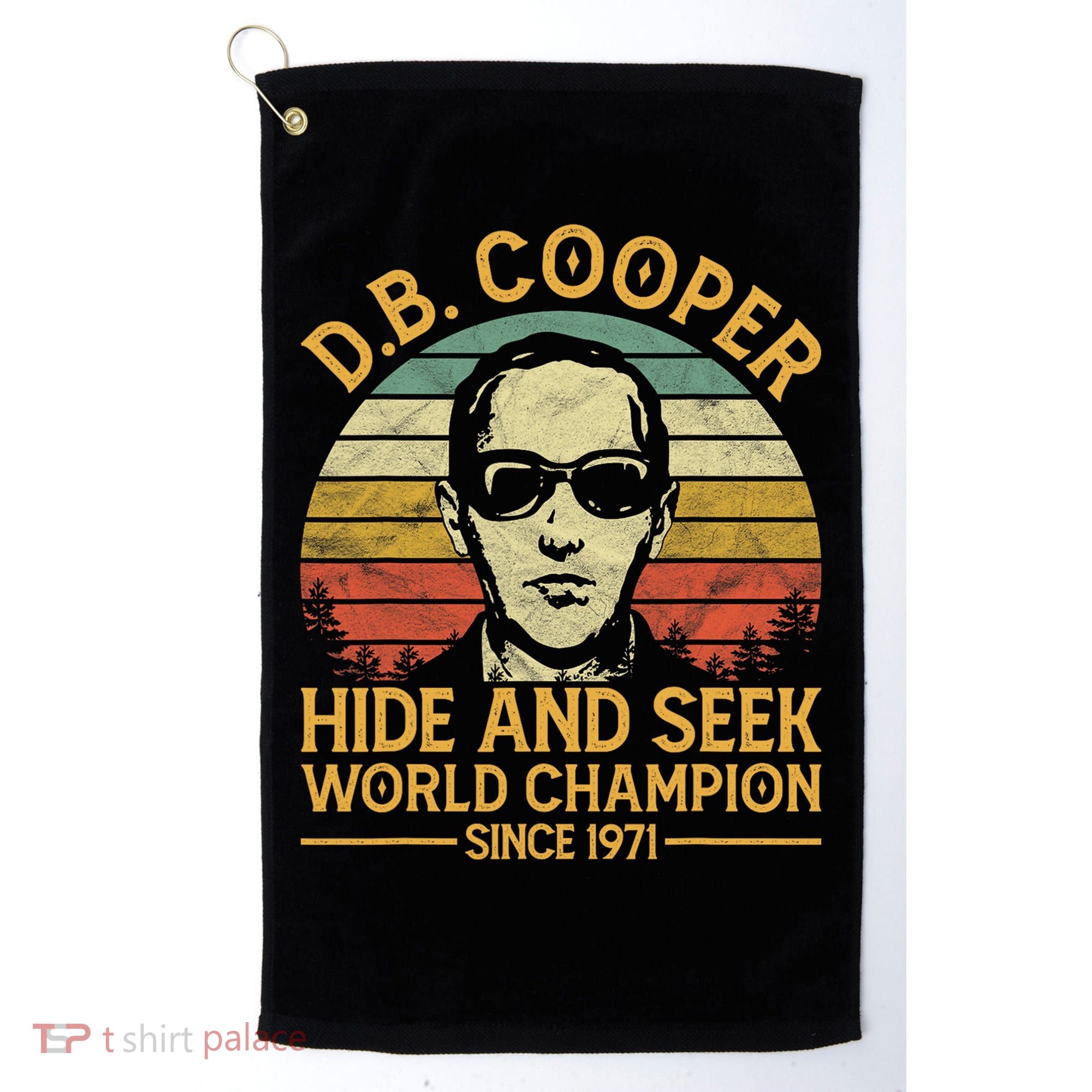 D.B. Coopers Hide And Seek Champion Since 1971 Db Cooper Golf Towel