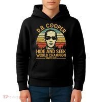 D.B. Coopers Hide And Seek Champion Since 1971 Db Cooper Kids Hoodie thumb 4