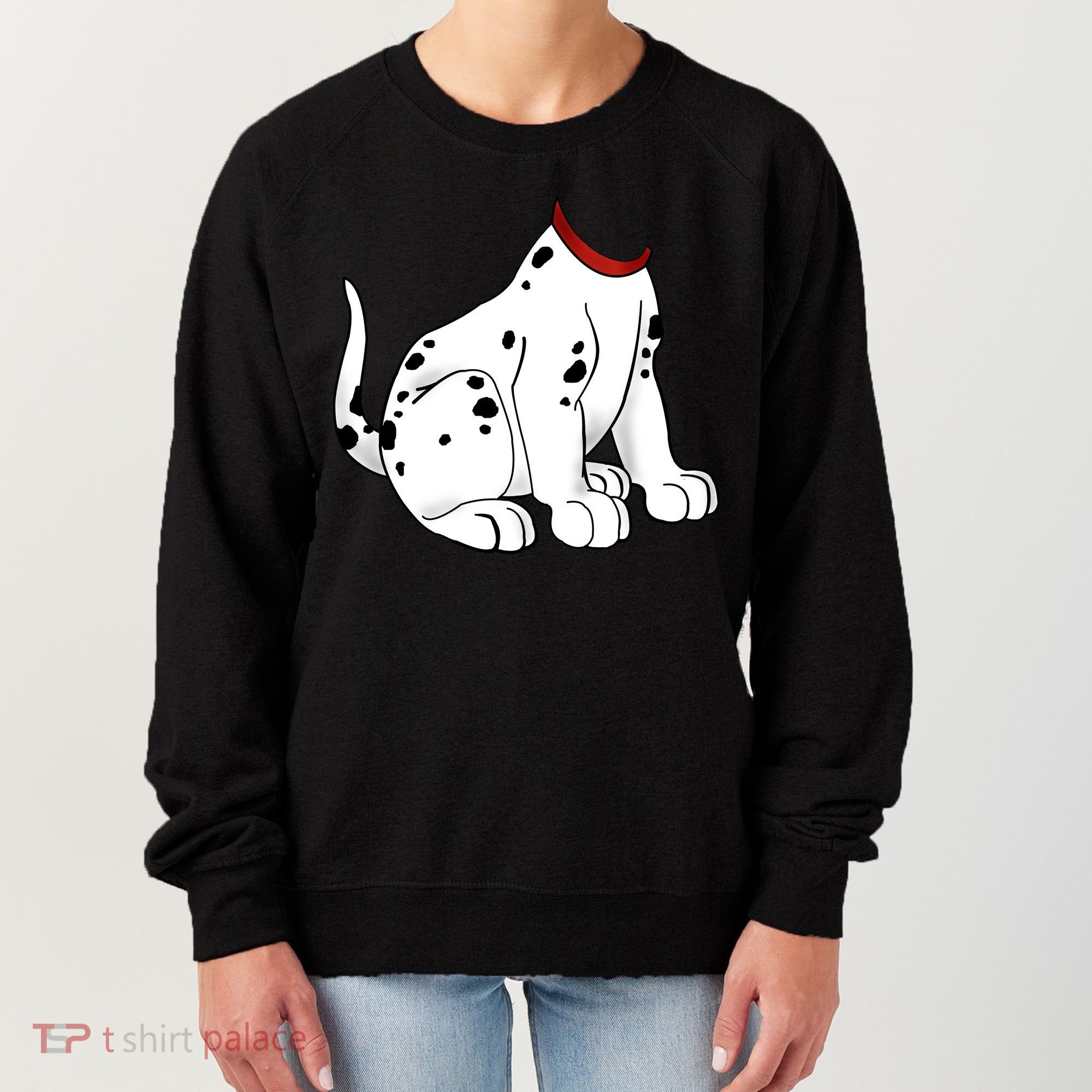 Dalmatian Costume Halloween Dog Women's Sweatshirt