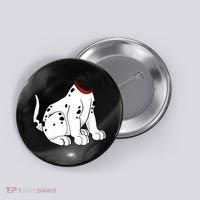 Dalmatian Costume Halloween Dog Button thumb 0