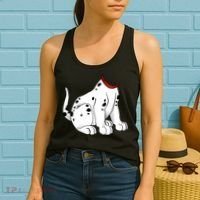Dalmatian Costume Halloween Dog Women's Tank Top thumb 2