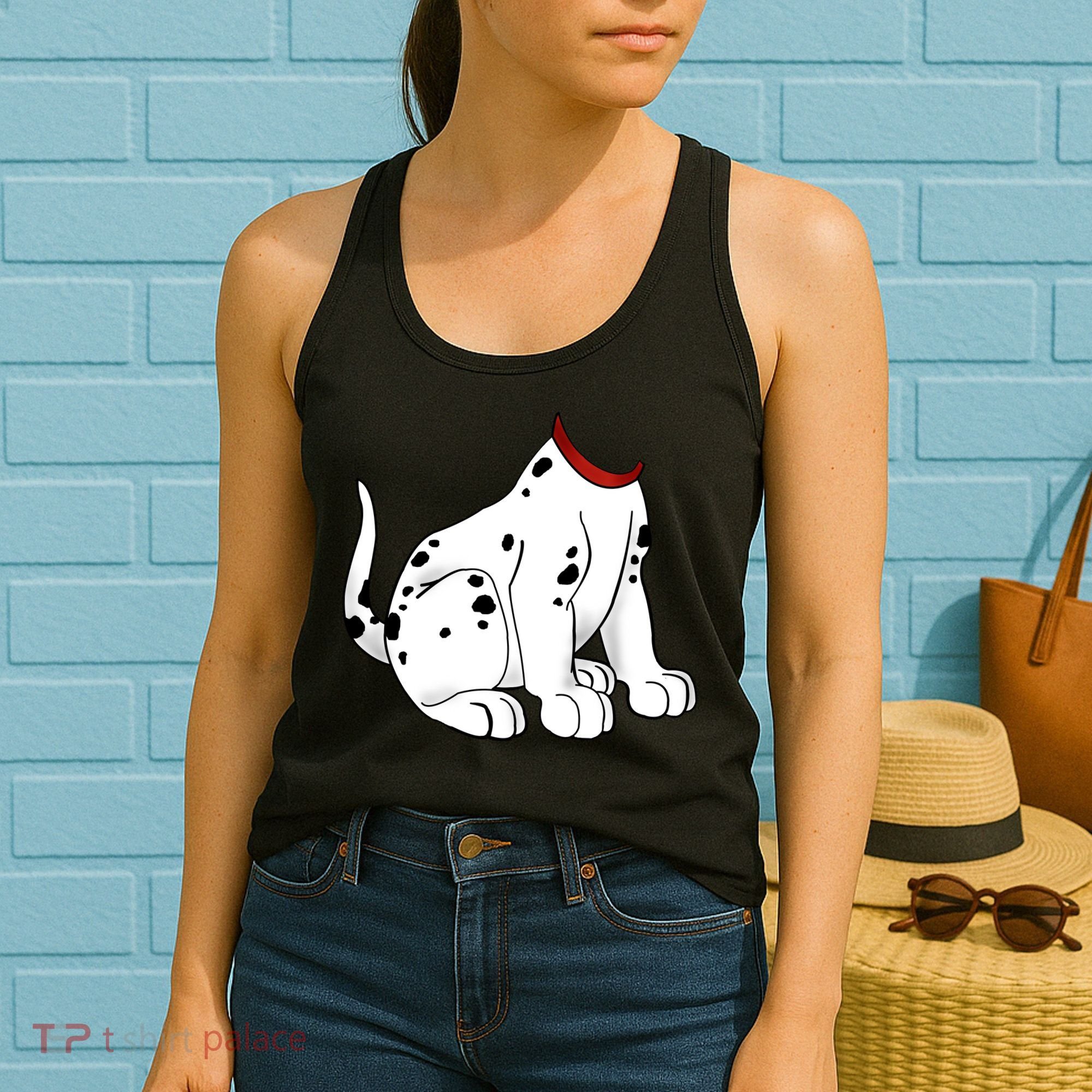 Dalmatian Costume Halloween Dog Women's Tank Top