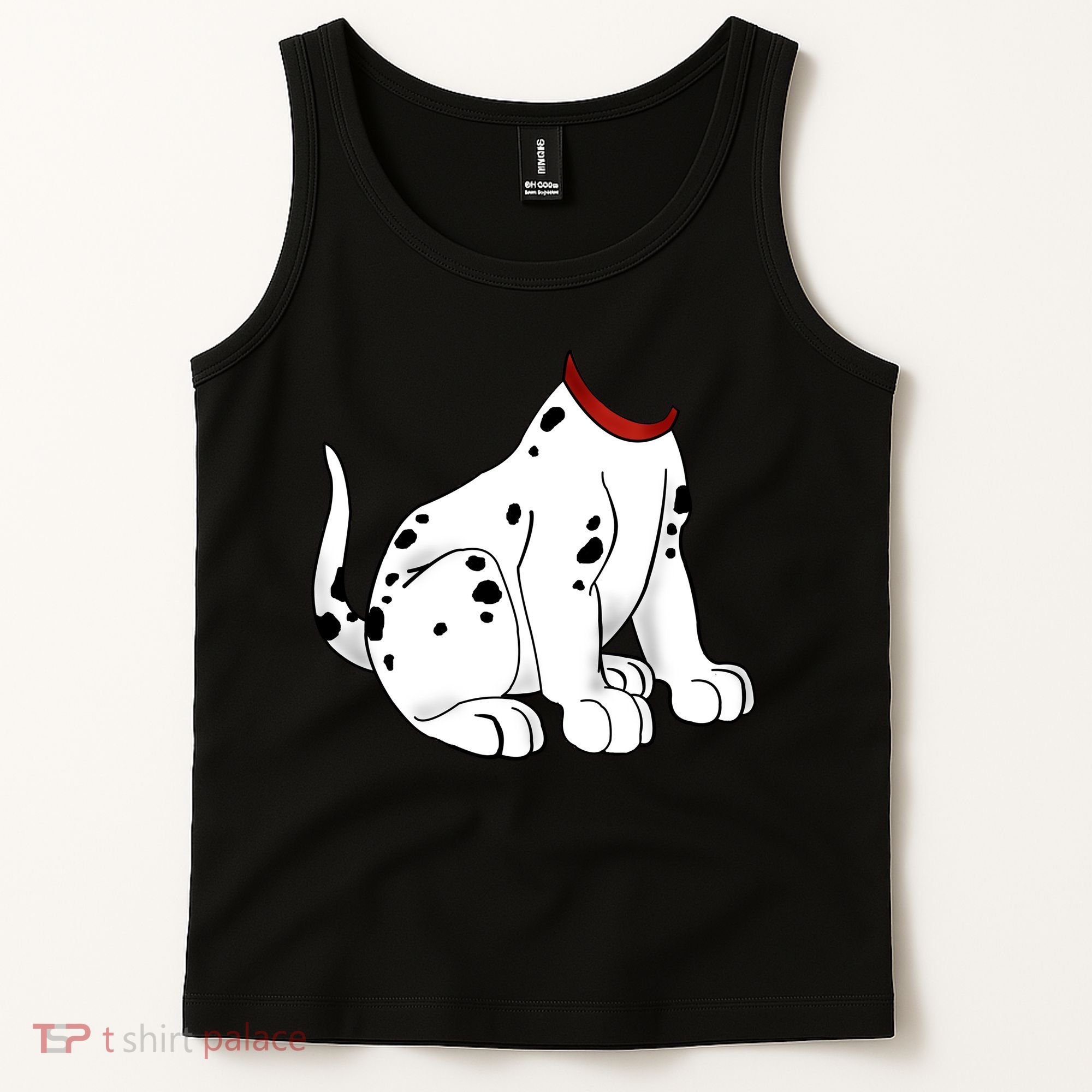 Dalmatian Costume Halloween Dog Tank Top