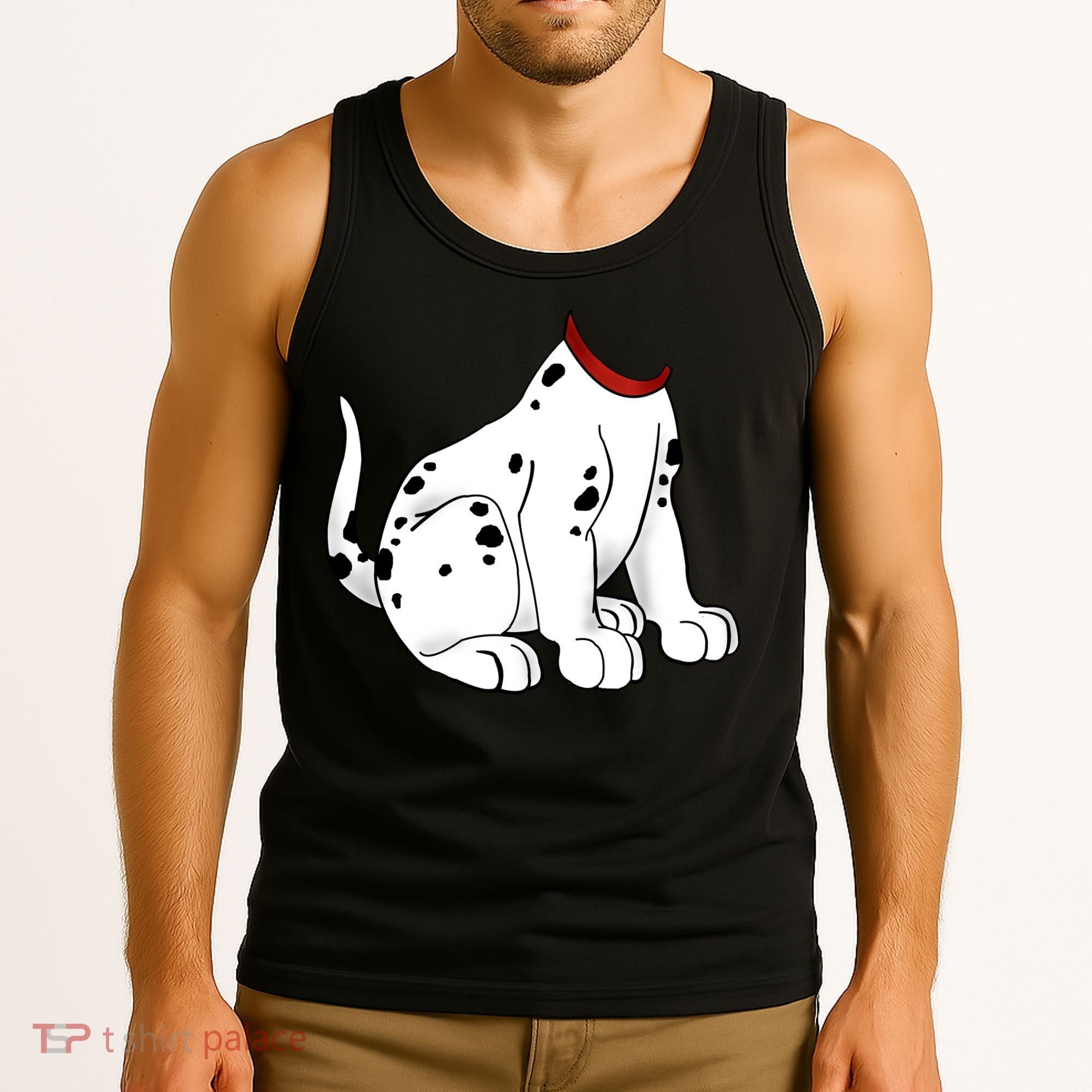 Dalmatian Costume Halloween Dog Tank Top