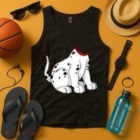 Dalmatian Costume Halloween Dog Tank Top thumb 4