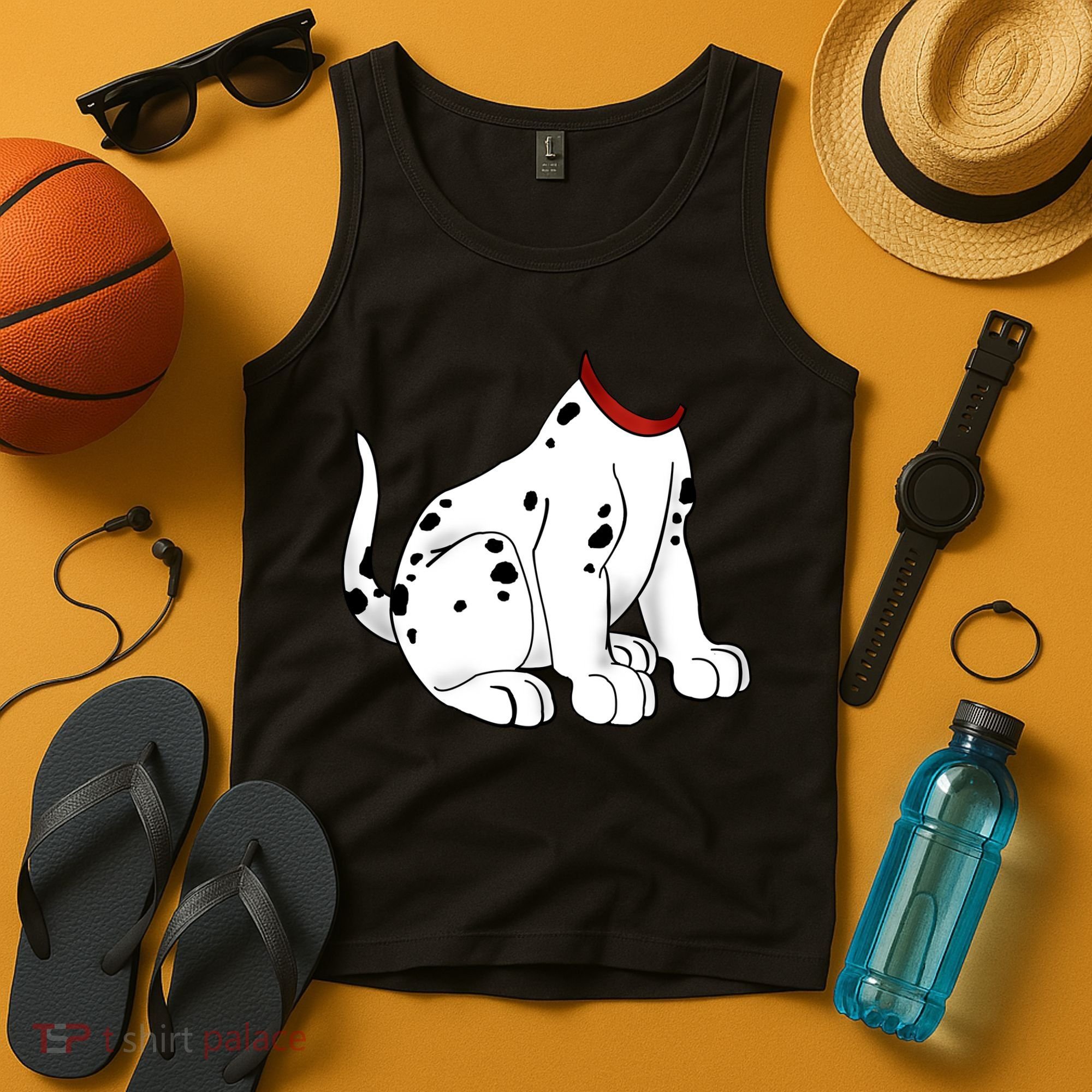 Dalmatian Costume Halloween Dog Tank Top