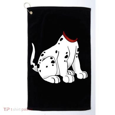 Dalmatian Costume Halloween Dog Golf Towel