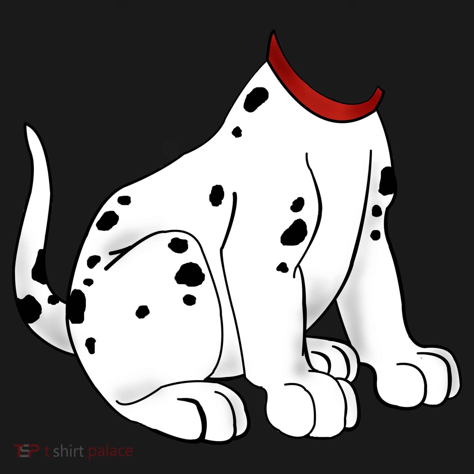Dalmatian Costume Halloween Dog Visor